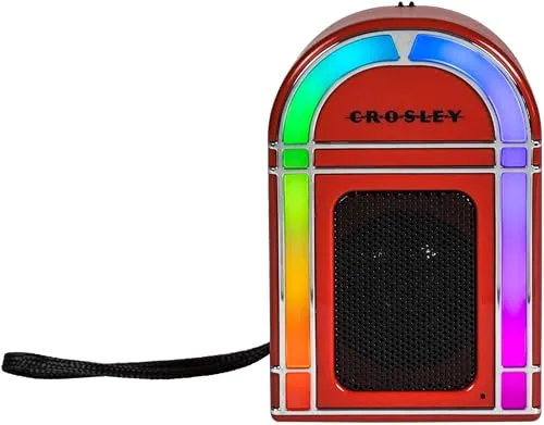 Crosley Mini Jukebox Tragbarer Bluetooth-Lautsprecher mit 8H + Spielzeit
