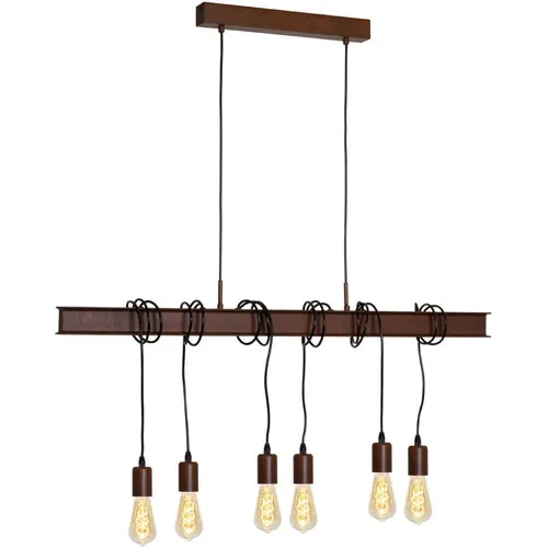 Eglo Pendelleuchte Townshend 4 antik-braun in braun von EGLO