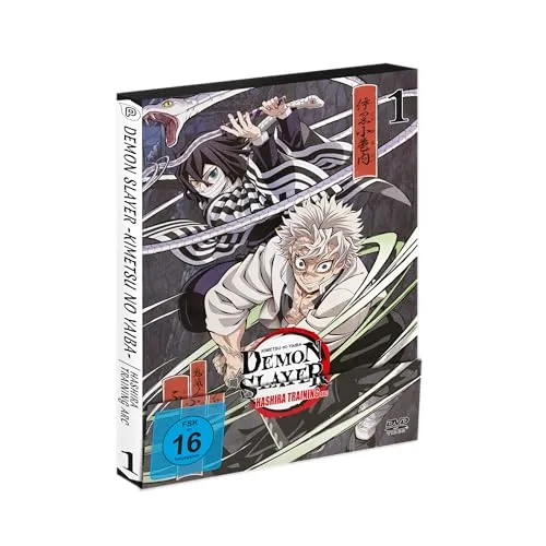 Demon Slayer: Kimetsu no Yaiba Hashira Training Arc - Vol.1 - [DVD] - Anime-Film für Fans ab 16 Jahren, mit fesselnder Handlung und beeindruckender Animation.