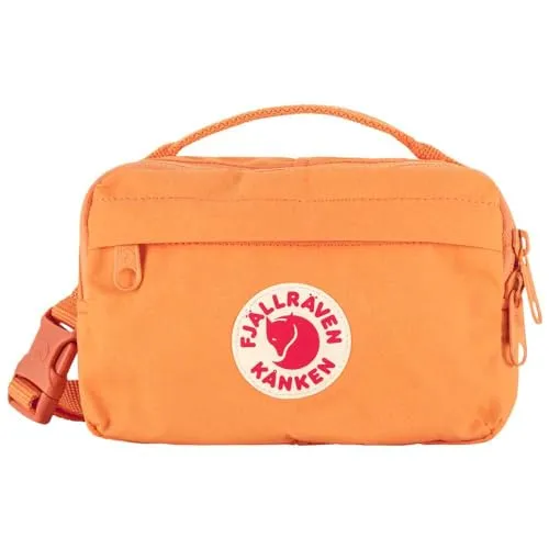 Fjällräven Kanken Hip Pack Hüfttasche - Orange, Einheitsgröße - Gürteltasche von Fjällräven, leicht und stilvoll, ideal für unterwegs mit praktischem Stauraum.