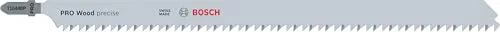 Bosch 3x PRO Wood precise T1044DP Stichsägeblatt (für Bauholz, Weichholz, Länge 250 mm, Professional Zubehör Stichsäge)