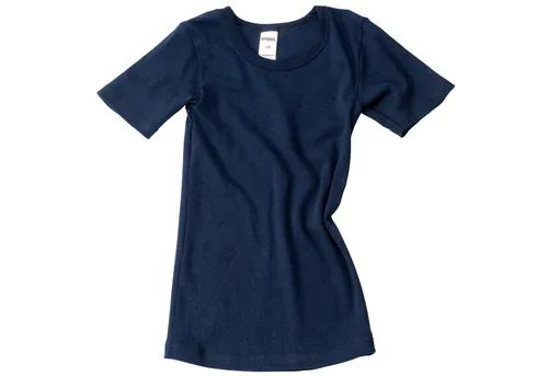 HERMKO Unterziehshirt 2821 Kinder kurzarm Shirt aus Bio-Baumwolle Mädchen u Jungen Unterhemd
