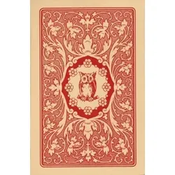Lenormand Orakelkarten - rote Eule