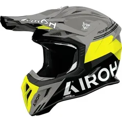 Airoh Aviator Ace 2 Fury Motocrosshelm - Grau/Schwarz/Neon-Gelb - XL - Der Airoh Aviator Ace 2 ist der ideale Begleiter für Motocross-Enthusiasten. Mit innovativem Belüftungssystem und leichtem Carbon-Verbundwerkstoff bietet er höchsten Komfort und Sicherheit bei jedem Abenteuer.