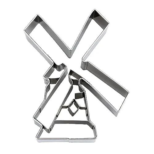 Windmühle 8 cm Edelstahl