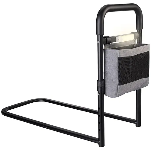 Bett-Aufstehhilfe mit Licht für Senioren, höhenverstellbar, bis 136 kg