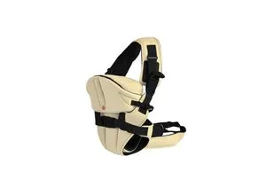 Babytrage Carry go 2 in 1 Bauch- und Hüfttrage von 3 Monaten bis 1 Jahr hellbraun