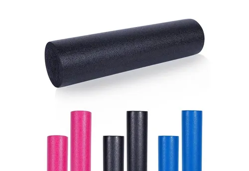 GORILLA SPORTS Pilatesrolle Yoga Rolle zur Selbstmassage und Faszien Training,Schaumstoff 60x15cm