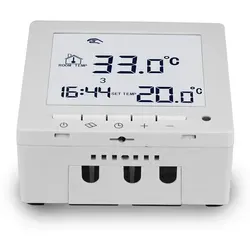 Termofol Elektrische Fußbodenheizung Heizfolie 230V mit Thermostat H2 Schwarz