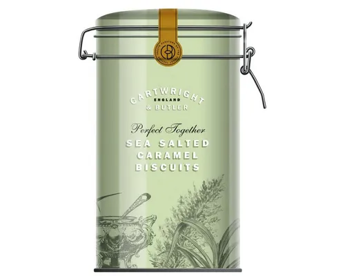 Cartwright & Butler Kekse Salted Caramel Biscuits, Geschenkdose, 200 g, Cartwright & Butler, 200 g
