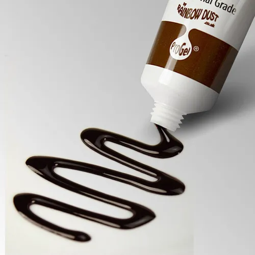 Rainbow Dust PRO GEL Profi Lebensmittelfarbe 25g Braun (Blister)