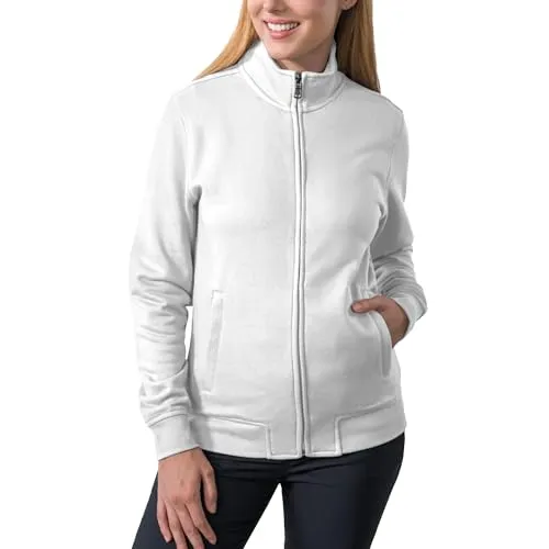HRM Damen Premium Full-Zip Sweat Jacket I Fair Trade Damen-Sweatjacke, 360 g/m² I Aus 70% Baumwolle & 30% recyceltem Polyester, XS