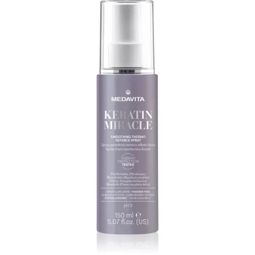 Medavita Lunghezze Keratin Miracle Smoothing Thermo Defence Spray 150ml - Hochwertiges Thermoschutzspray für geschmeidiges Haar, schützt vor Hitze und sorgt für strahlenden Glanz. Ideal für die Pflege von langem Haar.