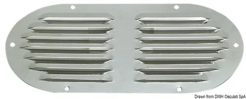 Ovale Lüftungsgitter 235x118 (53.022.02)