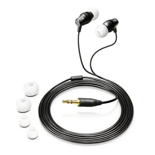 LD Systems IEHP 1 - Professioneller In-Ear-Kopfhörer - Kopfhörer, ideal für professionelle Anwendungen mit einem Frequenzgang von 30 - 20.000 Hz und einem 1,5m Kabel für optimale Bewegungsfreiheit.