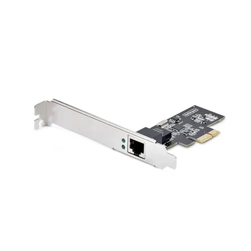 StarTech.com PR12GI-NETWORK-CARD 1-Port 2.5Gbps NBASE-T PCIe Network Card - Netzwerkadapter mit 2.5Gbps Geschwindigkeit, ideal für schnelle Datenübertragungen in Büroumgebungen und Gaming-PCs.