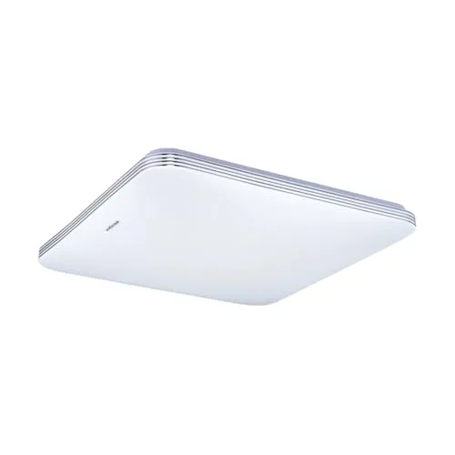 LED Deckenleuchte Metall IP44 28 cm - Spritzwassergeschützt für Badezimmer und Küche - Moderne Deckenleuchte aus robustem Stahl, ideal für Feuchträume. Mit 2690 lm Helligkeit und neutralweißem Licht (4000 K) sorgt sie für optimale Beleuchtung.