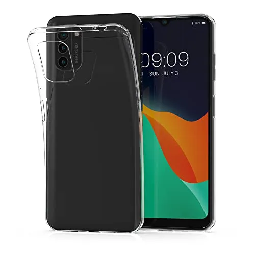 kwmobile Hülle kompatibel mit Nokia G21 / G11 - Silikon Handyhülle transparent - Handy Case in Transparent