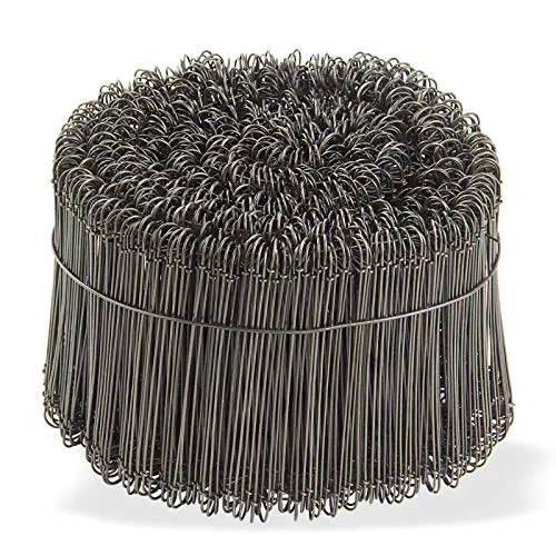 DEMA Stahl Drilldraht 1,0 x 100 mm – 1000 Stück Drahtsackverschluss, Betondraht, Rödeldraht für Bau & Handwerk