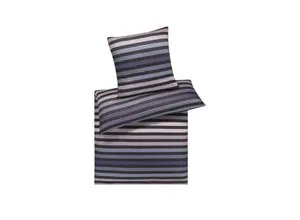 indigo Mako-Satin Bettwäsche Midnight - Bettwäsche in lila/violett, aus hochwertigem Mako-Satin für optimalen Schlafkomfort. Maße: 135 cm breit, zertifiziert nach Öko-Tex Standard 100.