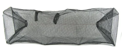 Köderfisch-Reuse XXL / 100x30x30cm / 3mm Wabenmaschen