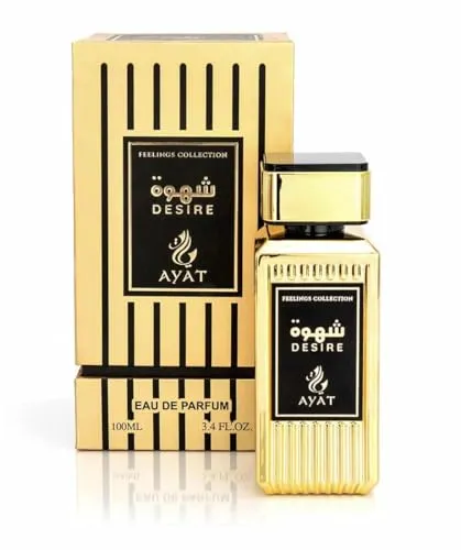 Feelings Eau de Parfum Ayat Perfumes - 100 ml, orientalischer Duft für Damen und Herren - Eau de Parfum für Damen - Verführerische orientalische Eleganz mit Noten von Mandarine, Vanille und Moschus, perfekt für jeden Anlass.