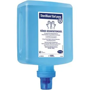 Sterillium Desinfektionsmittel 9814540, Gel pure, Händedesinfektion, für CleanSafe Spender, 1 Liter