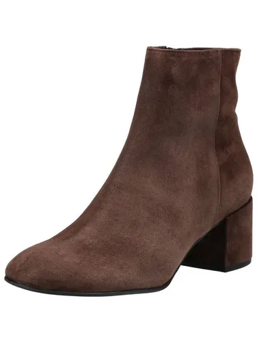 Högl Stiefelette Veloursleder Braun 38 EU - Wanderschuhe aus hochwertigem Veloursleder, ideal für stilvolle Outdoor-Aktivitäten. Mit 5 cm Blockabsatz und bequemem Reißverschluss für einfachen Einstieg.