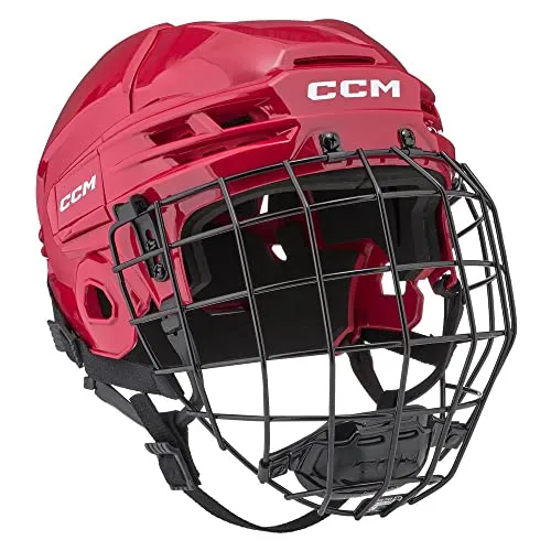 CCM Tacks 70 Helm Combo Senior, Größe:S, Farbe:Rot