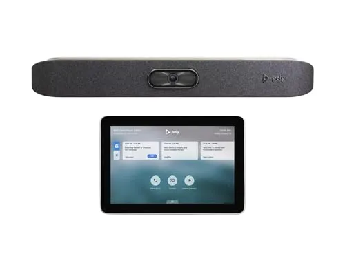 HP Poly Studio X30 - All-in-One Videoleiste mit Poly TC8 Controller, Zoom Certified und ideal für Microsoft Teams und Google Meet