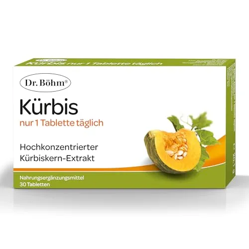 Dr. Böhm Kürbis – 1 Tablette täglich für Männer ab 40