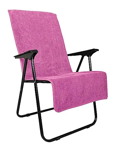 LAYNENBURG 2er-Set Premium Frottee Schonbezug für Gartenstuhl - Frottiertücher mit 100% Baumwolle, ideal für Outdoor-Stühle. Kuschelig, saugstark und ÖKO-TEX zertifiziert für gesundheitliche Unbedenklichkeit.