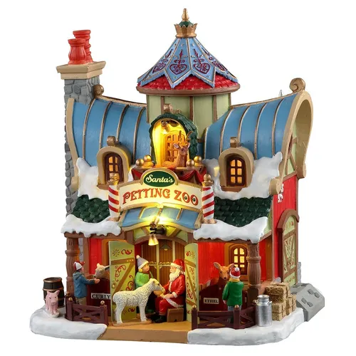Lemax Streichelzoo des Weihnachtsmanns