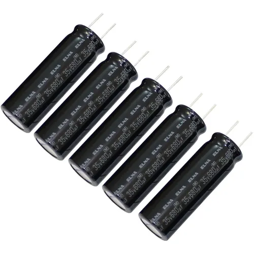 10x Elko Kondensator Radial 680µF 35V 105°C 10x30mm RJF-35V681MH7#N-F49 680uF