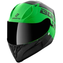 Bogotto V128 BG-X Helm, schwarz-grün, Größe 2XL für Männer von Bogotto
