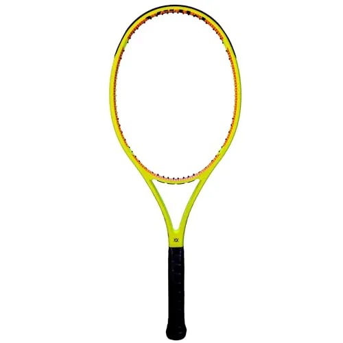 Völkl Tennisschläger V-Cell 10 - Turnier Racket für mehr Power und Spin - Tennisschläger mit 98in Kopfgröße und 300g Gewicht, bietet ein großartiges Spielgefühl dank dünnerem Rahmen und innovativem V-Cell-Material für verbesserten Komfort.