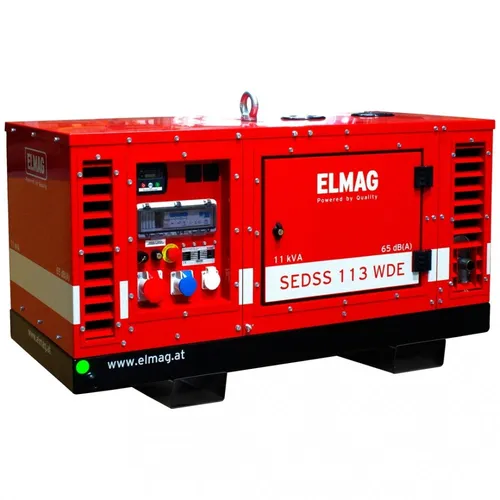 ELMAG Stromerzeuger SEDSS 133WDE-AVR-DSE4520-V2 mit KUBOTA-Motor