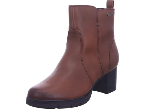 Jana Stiefelette mit TEX-Membran in Braun 40 EU - Stylische Stiefelette mit 5 cm Absatzhöhe und weichem Fleece-Innenmaterial. Ideal für kühle Tage dank der TEX-Membran, die für angenehmen Tragekomfort sorgt.