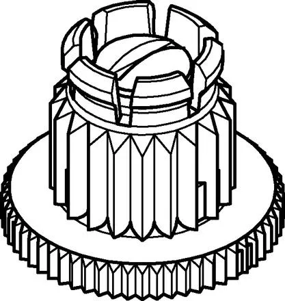 Grohe Griffbefestigung chrom - 45186000