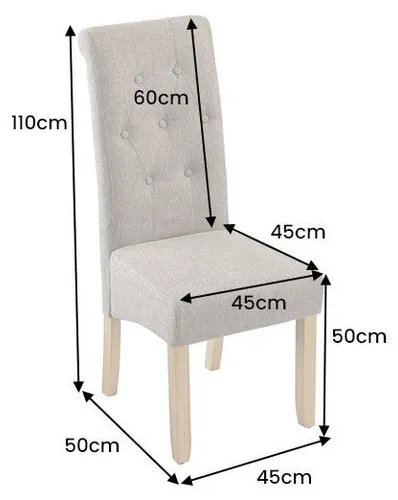 riess-ambiente Esszimmerstuhl CASA vintage taupe/natur