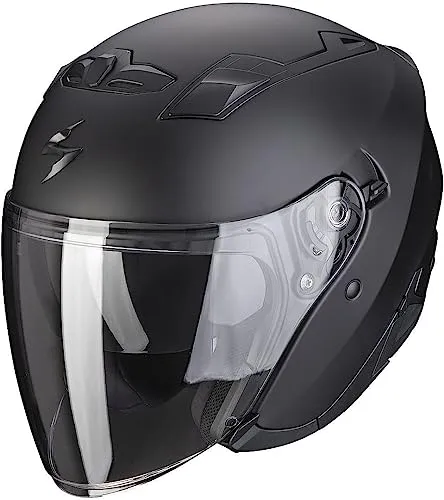 EXO 230 SOLID M NERO OPACO Motorradhelm - Motorradhelm mit Pinlock Original 3D und Speedview, inkl. herausnehmbarem, waschbarem Innenfutter für optimalen Komfort und Feuchtigkeitsabsorption.