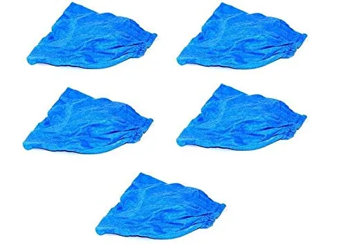 5x Textilfilter/Trockenfilter, Stoffbeutel blau, Parkside PNTS 1300 A1 Lidl IAN 55929 auswaschbarer Motorfilter für Nass Trocken Sauger/Kesselsauger