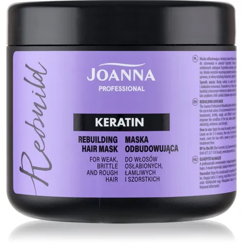 Joanna Professional Keratin Keratinmaske für trockenes und zerbrechliches Haar 500 g