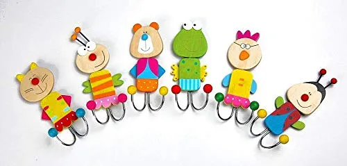 Doppel-Kleiderhaken 1 Stück sortiert