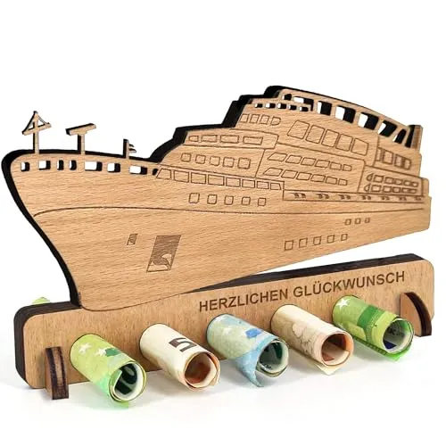 Holz Geldgeschenk für Reisen