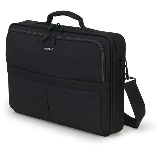 DICOTA Laptoptasche Eco Multi SCALE - Kunstfaser schwarz für 14,1 Zoll - Notebook-Tasche mit gepolstertem Fach für sicheren Transport, inkl. Schultergurt und praktischem Design für Business und Alltag.