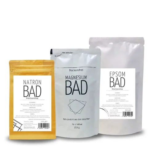 Badezusatz - 3er Probierset Magnesium & Natron
