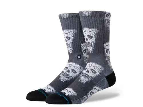 Stance Pizza Face Crew Socken L (43-46) in weiß von Stance