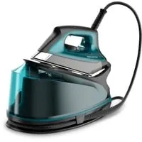 Rowenta DG7623 Dampfbügelstation - 2200 W Leistung, 1,1 l Wassertank, effizientes Bügeln mit Microsteam 400 Grundplatte
