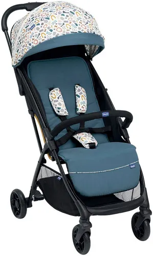 Chicco Glee Kinderwagen - Praktischer Kinderwagen für 0 Monate bis 4 Jahre, mit automatischem Kompaktverschluss, UV-Schutz 50+ und verstellbarer Rückenlehne für höchsten Komfort.